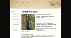 Desktop Screenshot of kirstyduncan.co.uk